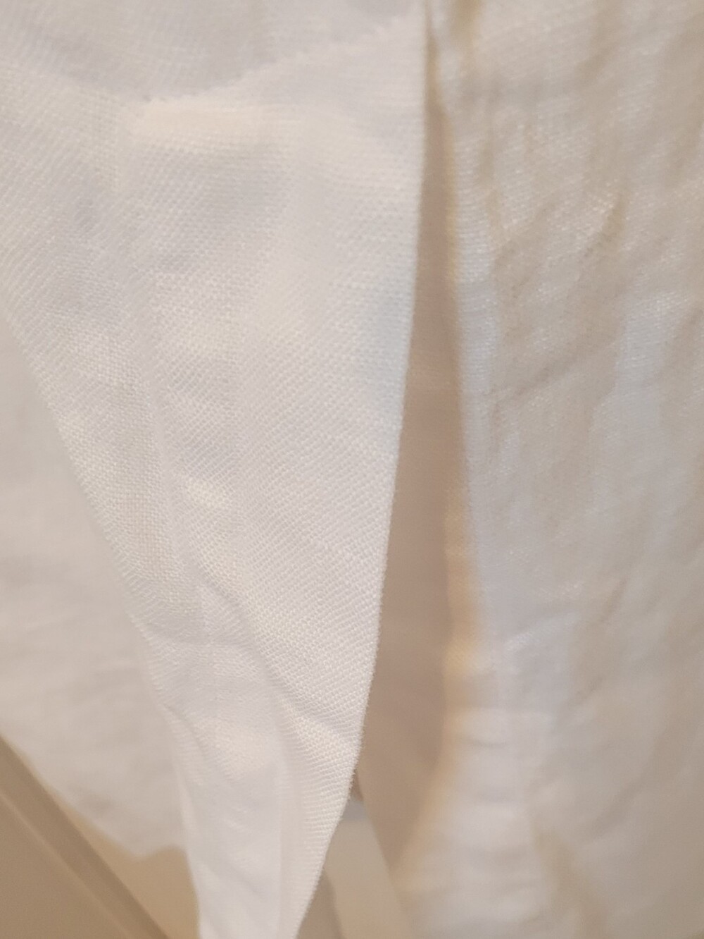 Madewell NWT 100% Linen White Midi Dress Size 4 Square Neck Adjustable Straps - Picture 5 of 9